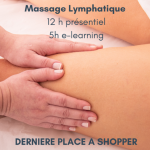 Dernière place en Formation Massage Lymphatique du 24 et 25 mars 2025