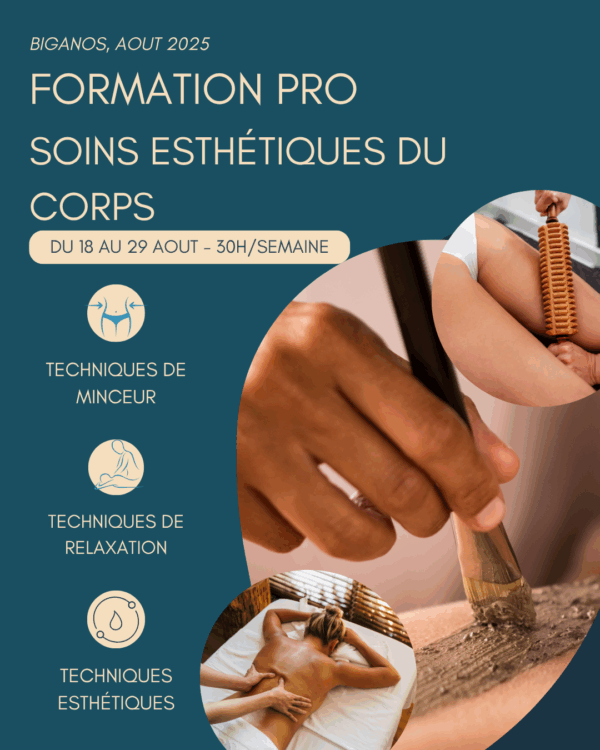 Formation Pro en Soins Esthétiques du corps 2025